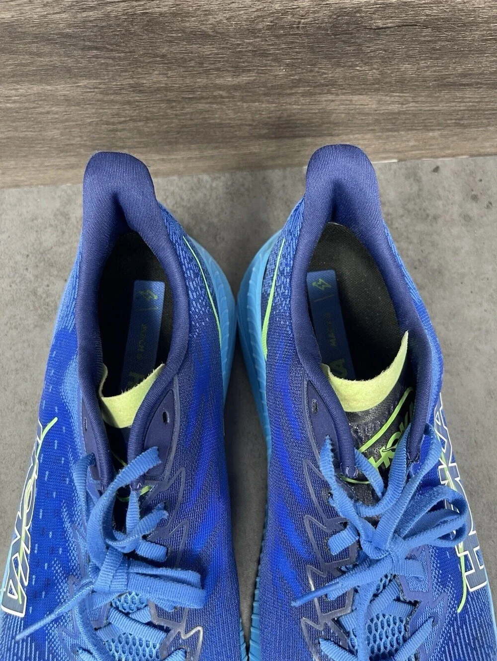 HOKA Mach 6 Virtual Blue Bellwether Blue Mens Size 14 Running Shoes Sneakers